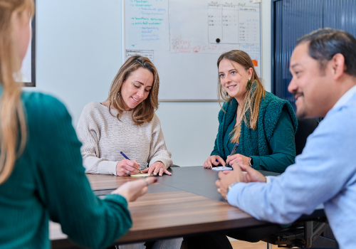 Intervisie tussen leidinggevenden over het Goede Gesprek