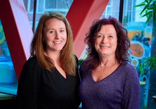 Portretfoto Katie Eppenhof en Floor van Berkel