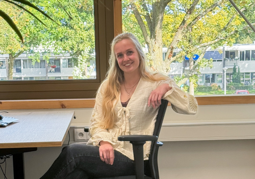 Portret van Jojanne op kantoor