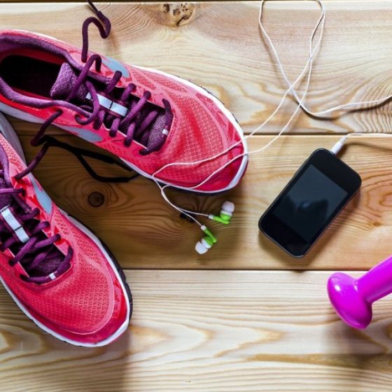 sporten om fit te blijven