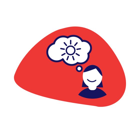 Visual van een goed voornemen naar een gezonde gewoonte