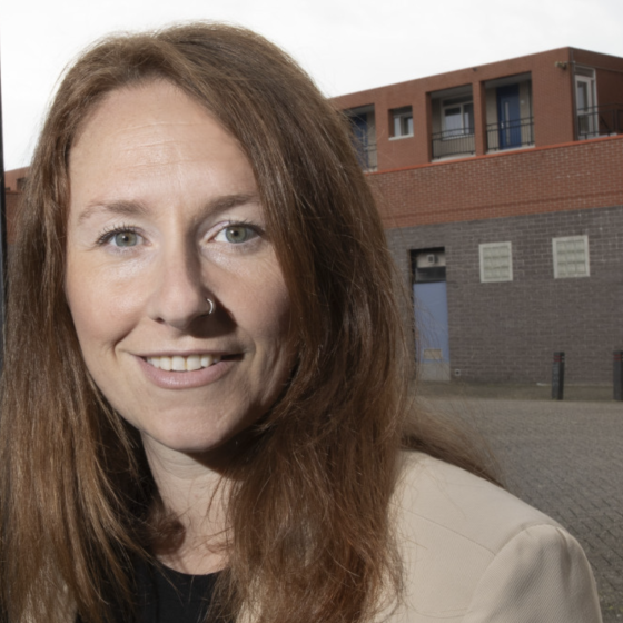 Foto Katie voor interview Fontys