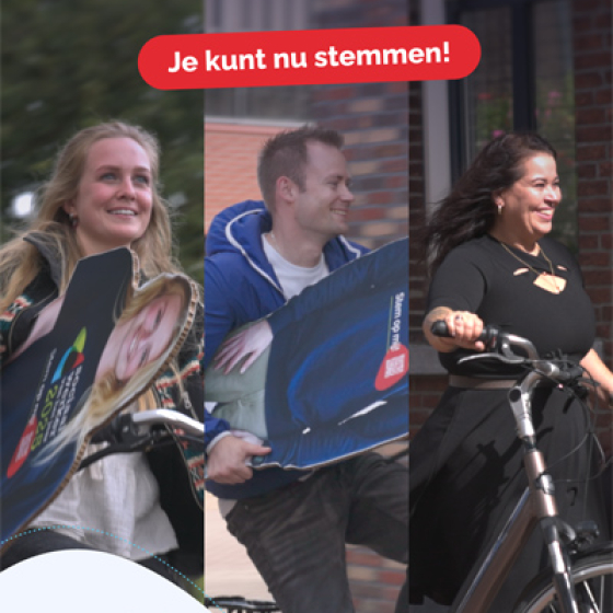 Je kunt nu stemmen!