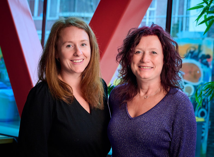 Portretfoto Katie Eppenhof en Floor van Berkel