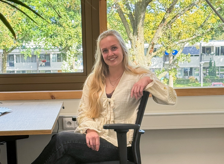 Portret van Jojanne op kantoor