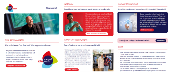 Voorbeeld nieuwsbrief oktober 2023 